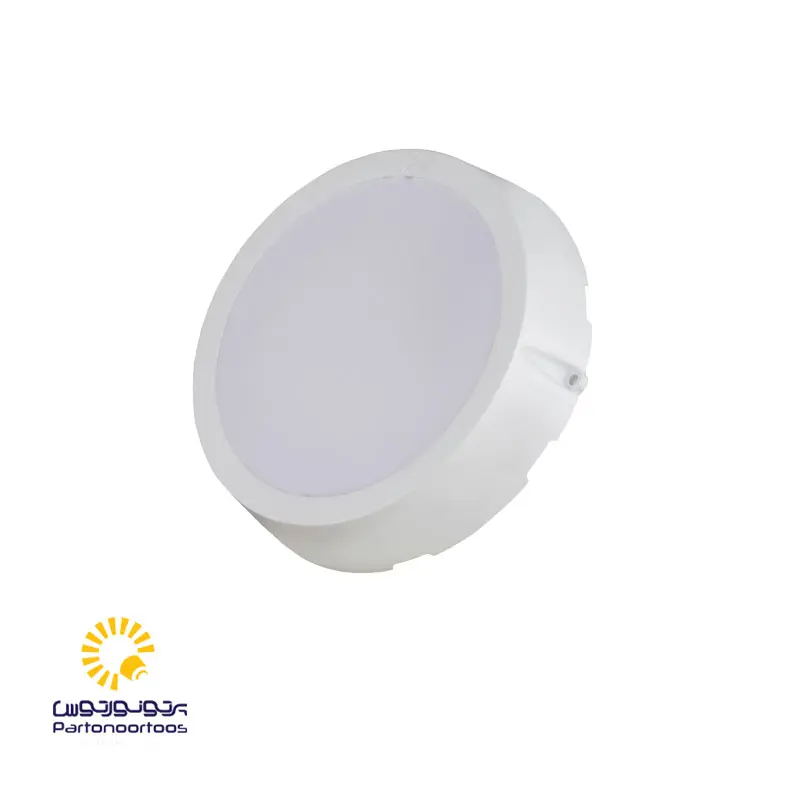 چراغ سقفی گرد روکار 12 وات راشین